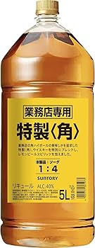 Amazon.co.jp: サントリー バーボン 角 角瓶 5L 5000ml ペット